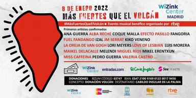 Ana Guerra abandera La música con La Palma, Más fuertes que el volcán, un concierto solidario histórico