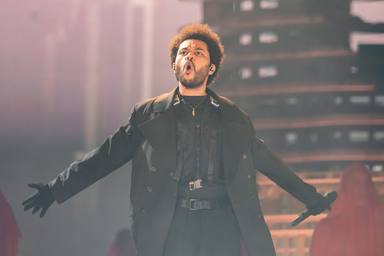 The Weeknd en uno de sus últimos conciertos
