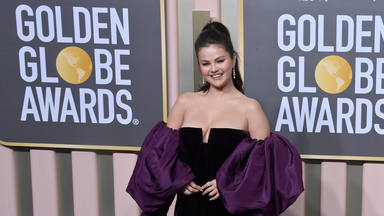 Selena Gómez durante la gala de los Globos de Oro