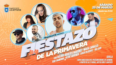 Estos son los artistas que estarán en el cartel del Fiestazo de MegaStar en Carmona, Sevilla