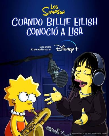 Así será la aparición estelar de Billie Eilish en Los Simpson: cuándo y dónde verlo