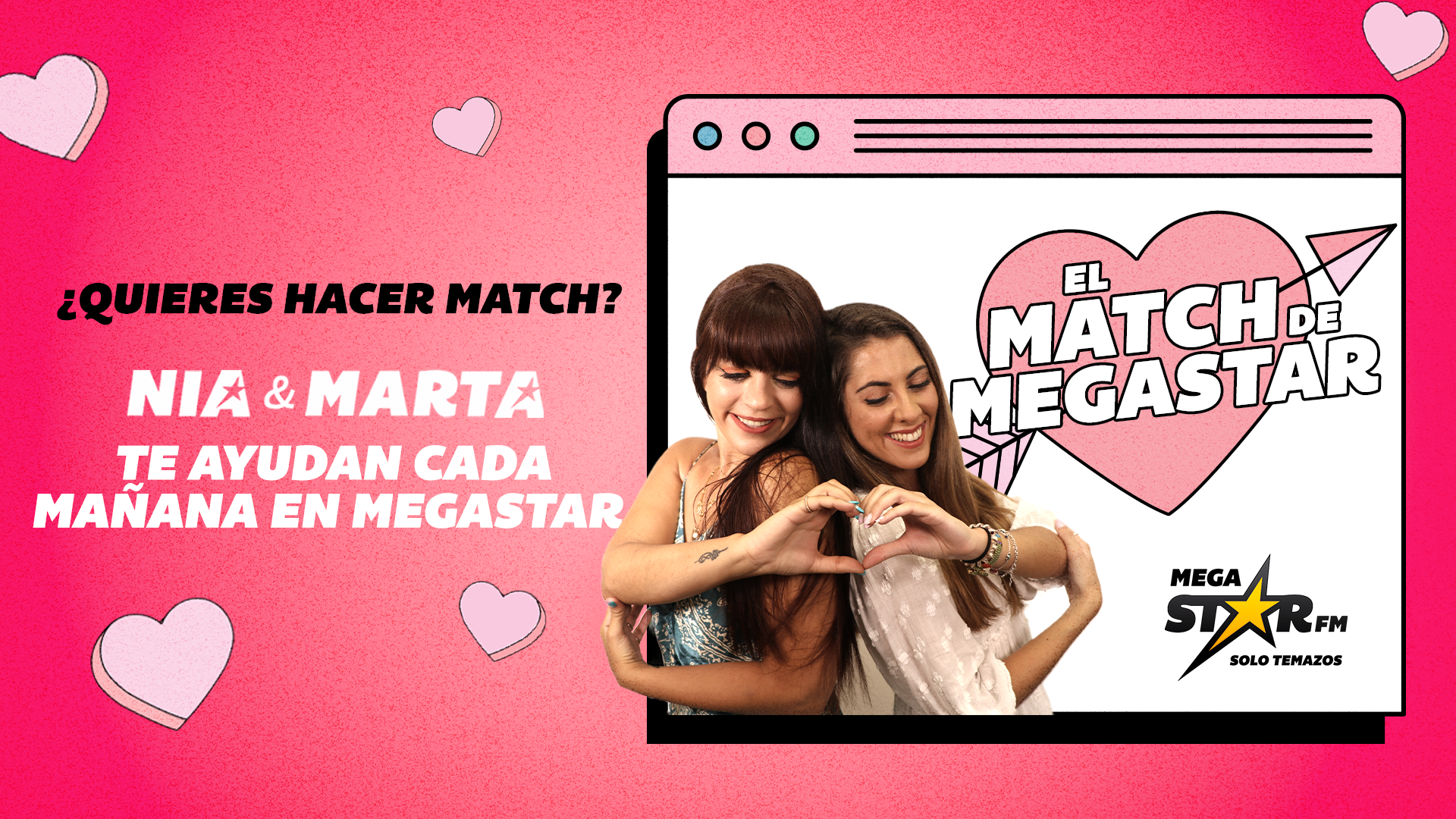 Diana y Edu hacen 'Match' en MegaStarFM e intercambian sus redes sociales: "Es muy mono"